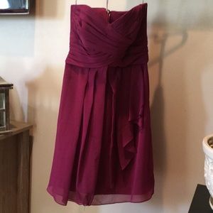 Strapless David’s bridal dress